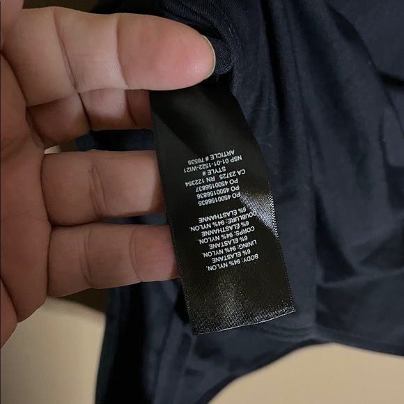 Babaton black body suit xl snap close sleeveless - Picture 6 of 6